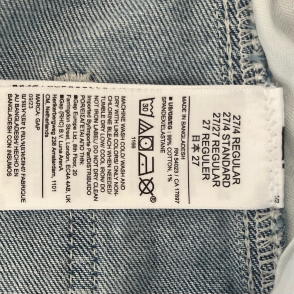 GAP Women's Mid Rise '90s Loose Cargo Jeans- US 27R - Picture 10 of 16
